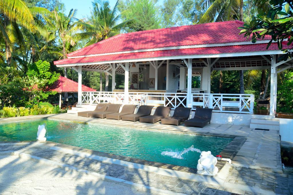 Gazebo Meno Hotel Gili Meno Exterior foto